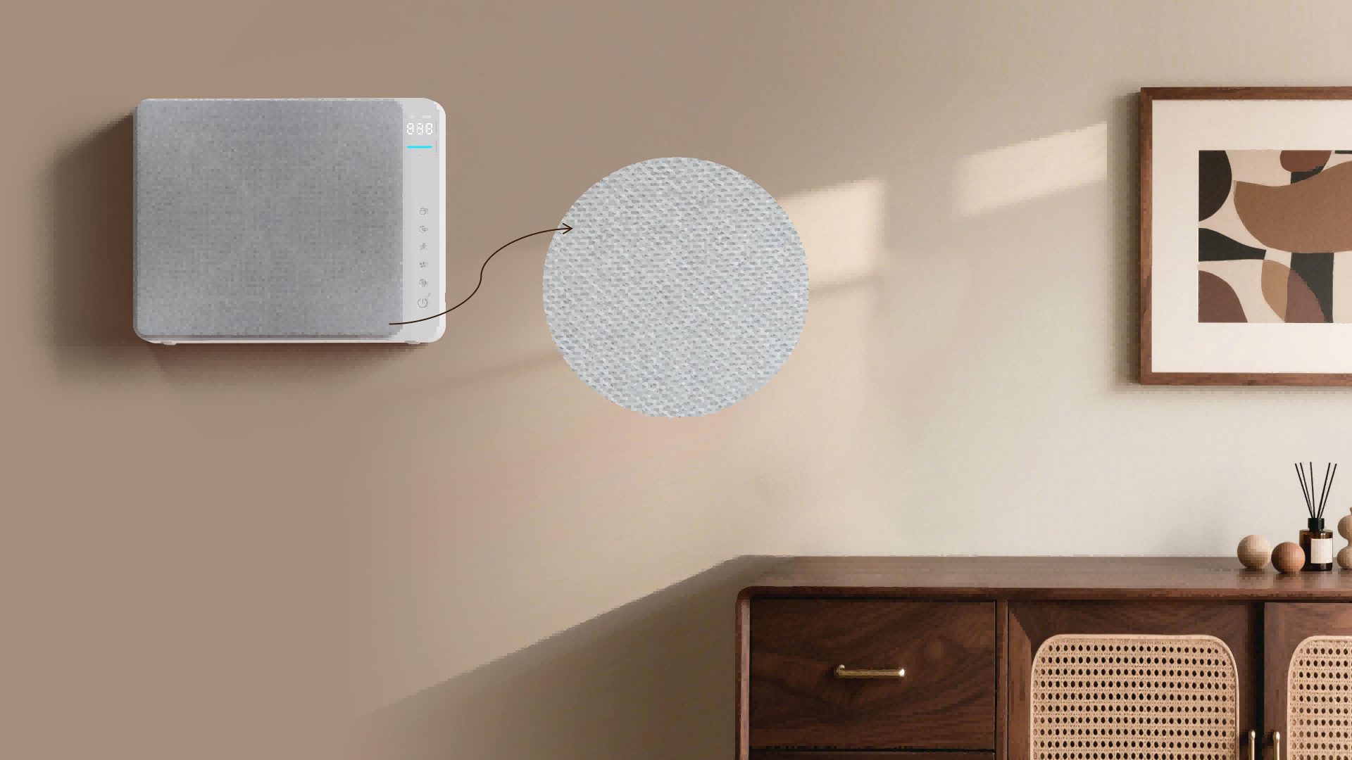 Air-Purifier-Supplier -360°-Circulation-30㎡-Coverage-Child-Lock
