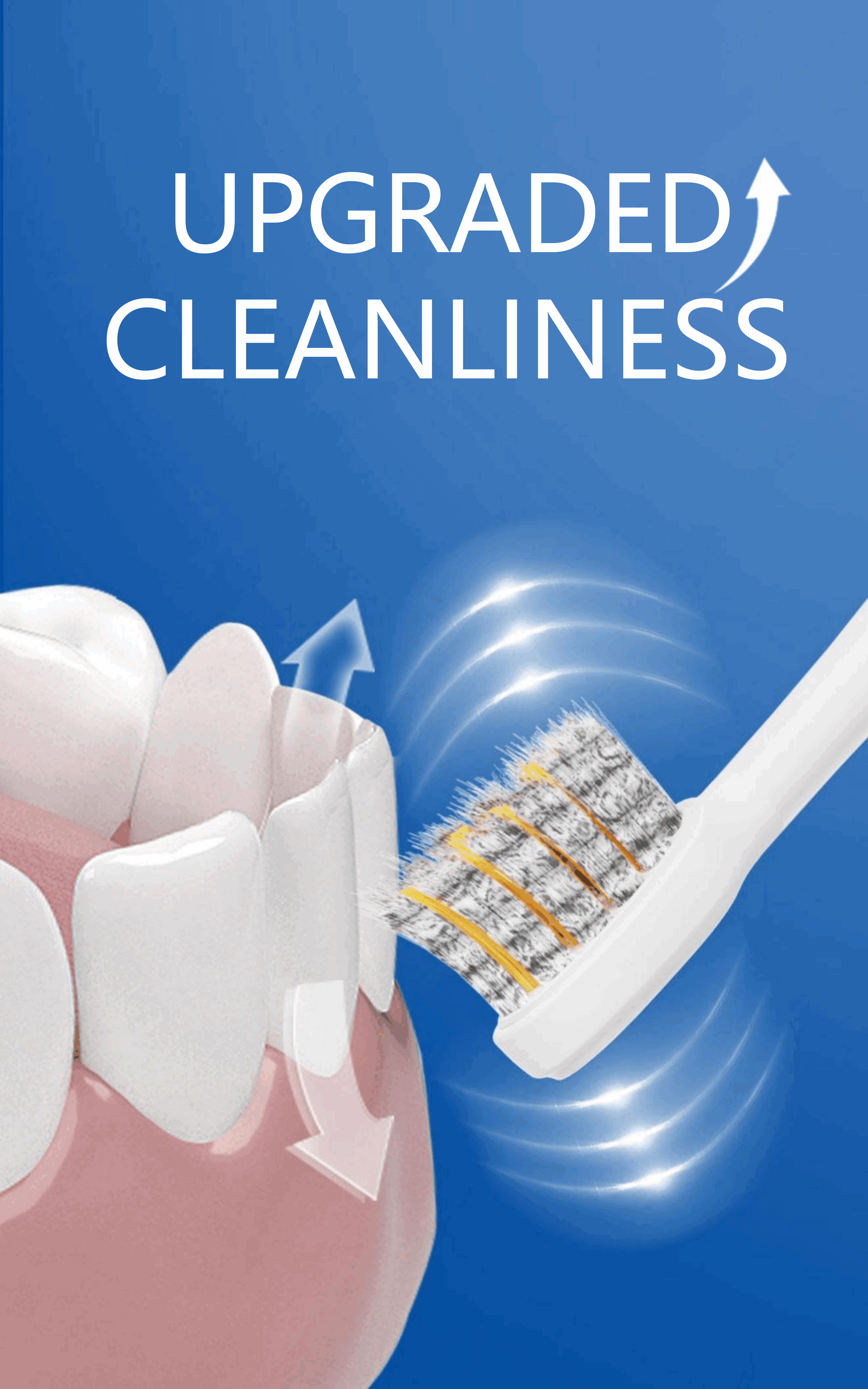 China Electric Toothbrush Factory Ultrasonic Toothbrush  for Adults with Pressure Sensor 36000VPM 4 Modes IPX7 Waterproof AP-TA52