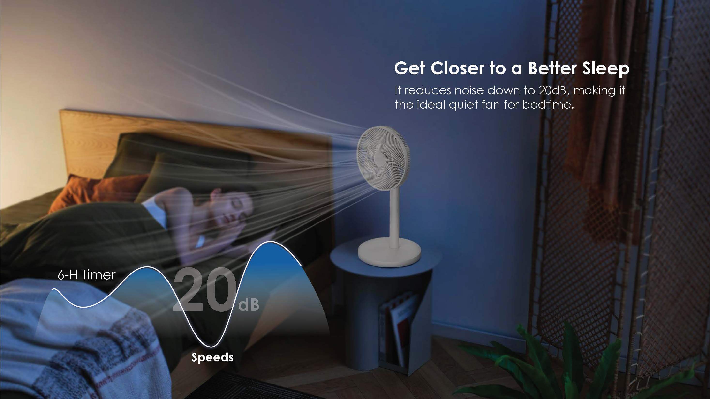 Comefresh Adjustable Standing Fan with Bluetooth Remote Pedestal Fan with BLDC Motor Oscillating Floor Fan for Home Office AP-F1270RT