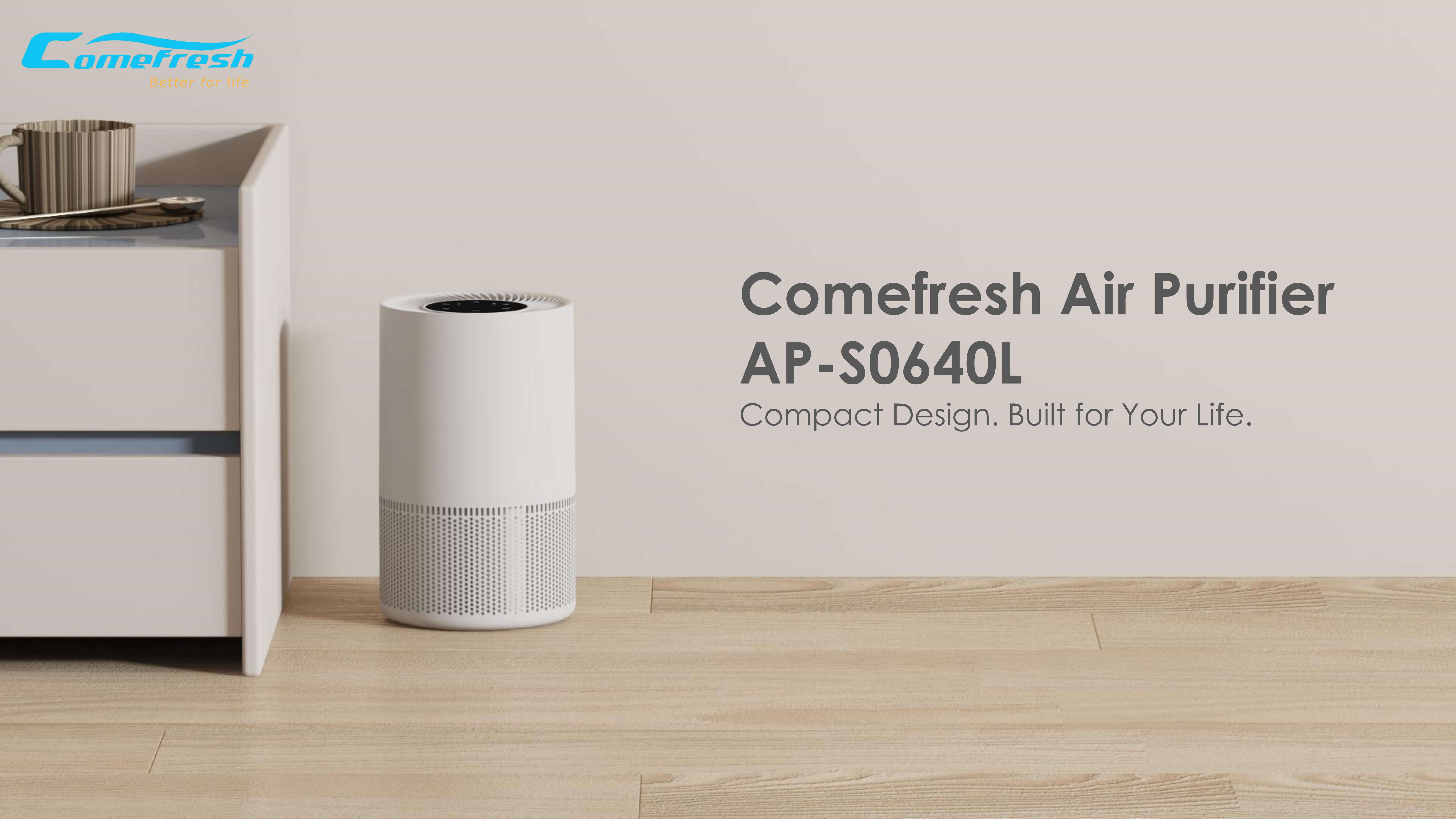Comefresh Air Purifier Quiet Air Cleaner HEPA Filter with Aroma for Home Bedroom Office AP-S0620L