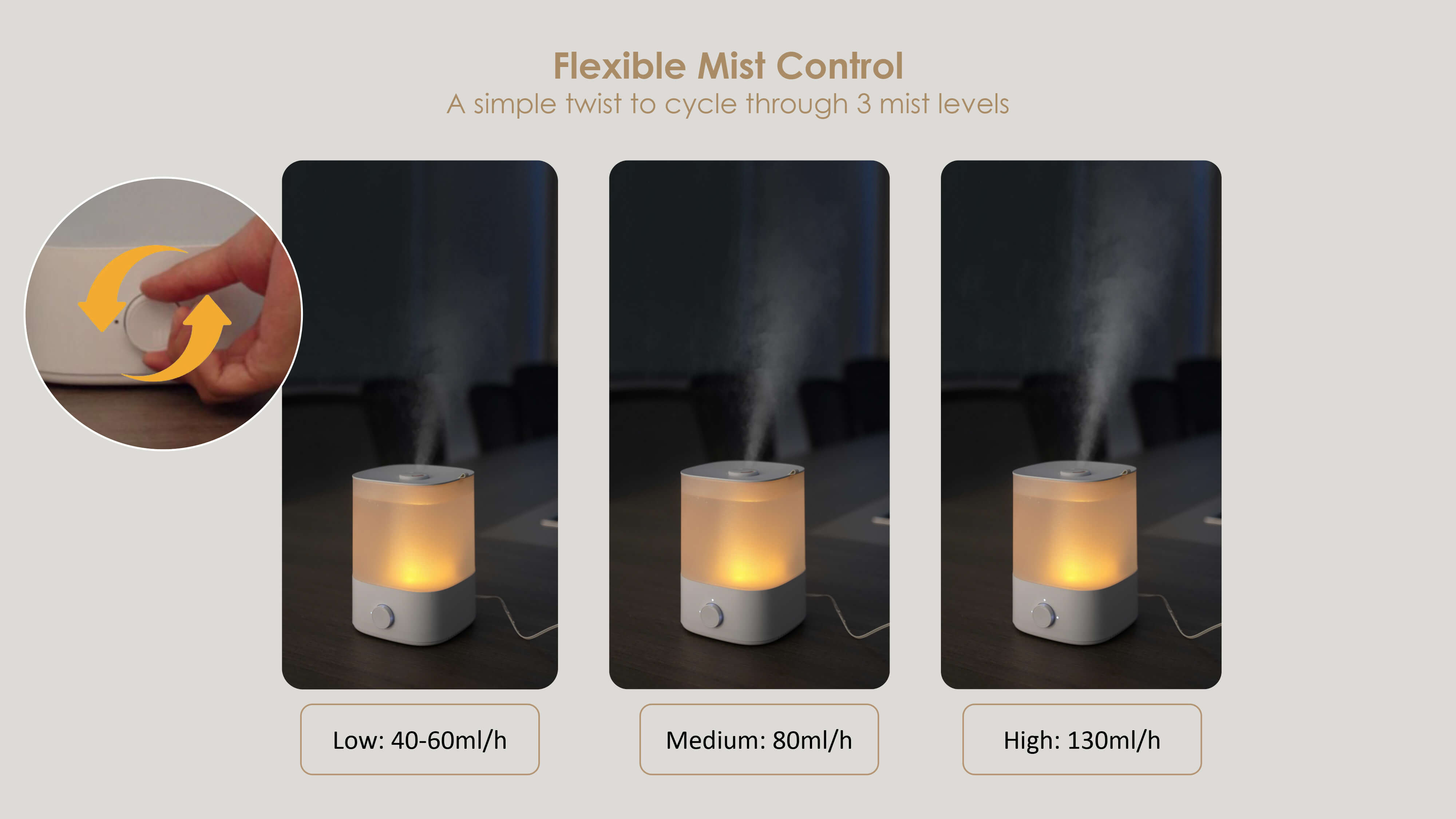 Comefresh Best Humidifier for Bedroom Top-Fill Cool Mist Humidifier with Nightlight Quiet Ultrasonic Humidifier for Baby Nursery Home Office