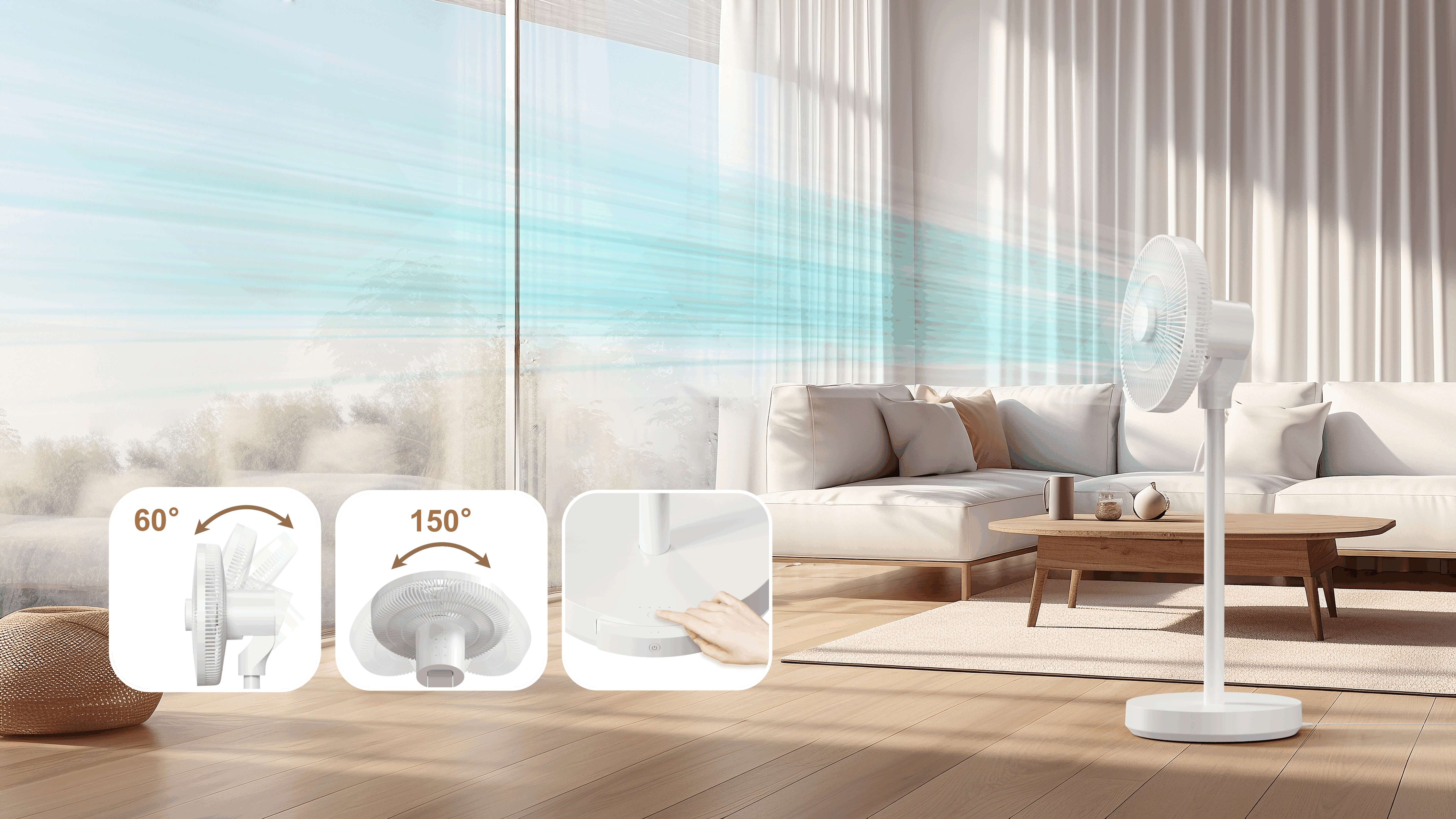 Comefresh-Fan-Manufacturer-Adjustable-Stand-Floor-Fan-150-Degree-Oscillating