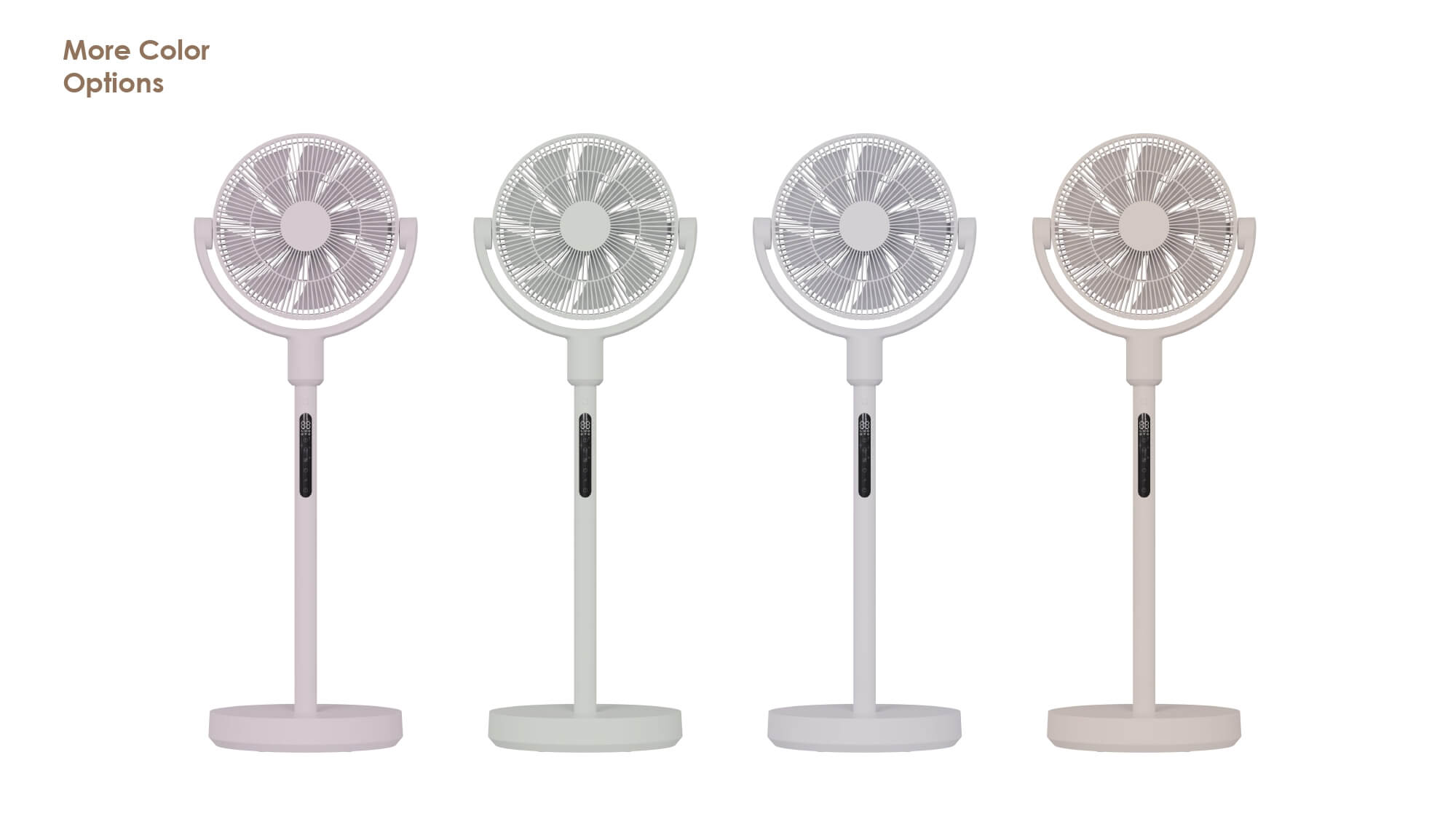 Comefresh Fan Manufacturer Adjustable Standing Pedestal Fan with Remote Energy Efficient Oscillating Floor Fan for Home Office AP-F1280BLRS