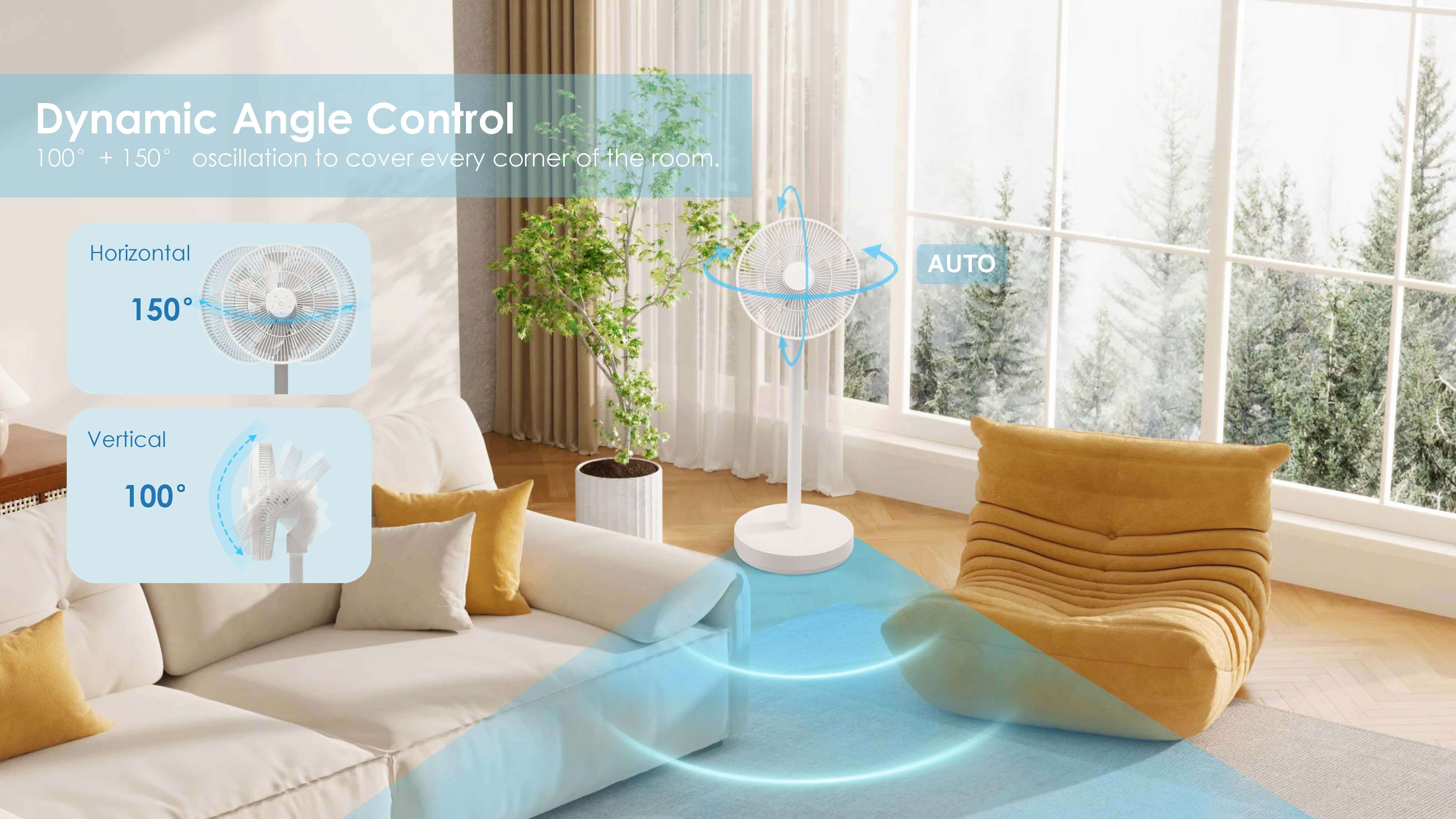 Fan Manufacturer Best Standing Fan Floor Fan with BLDC Motor AP-F1290BLRS