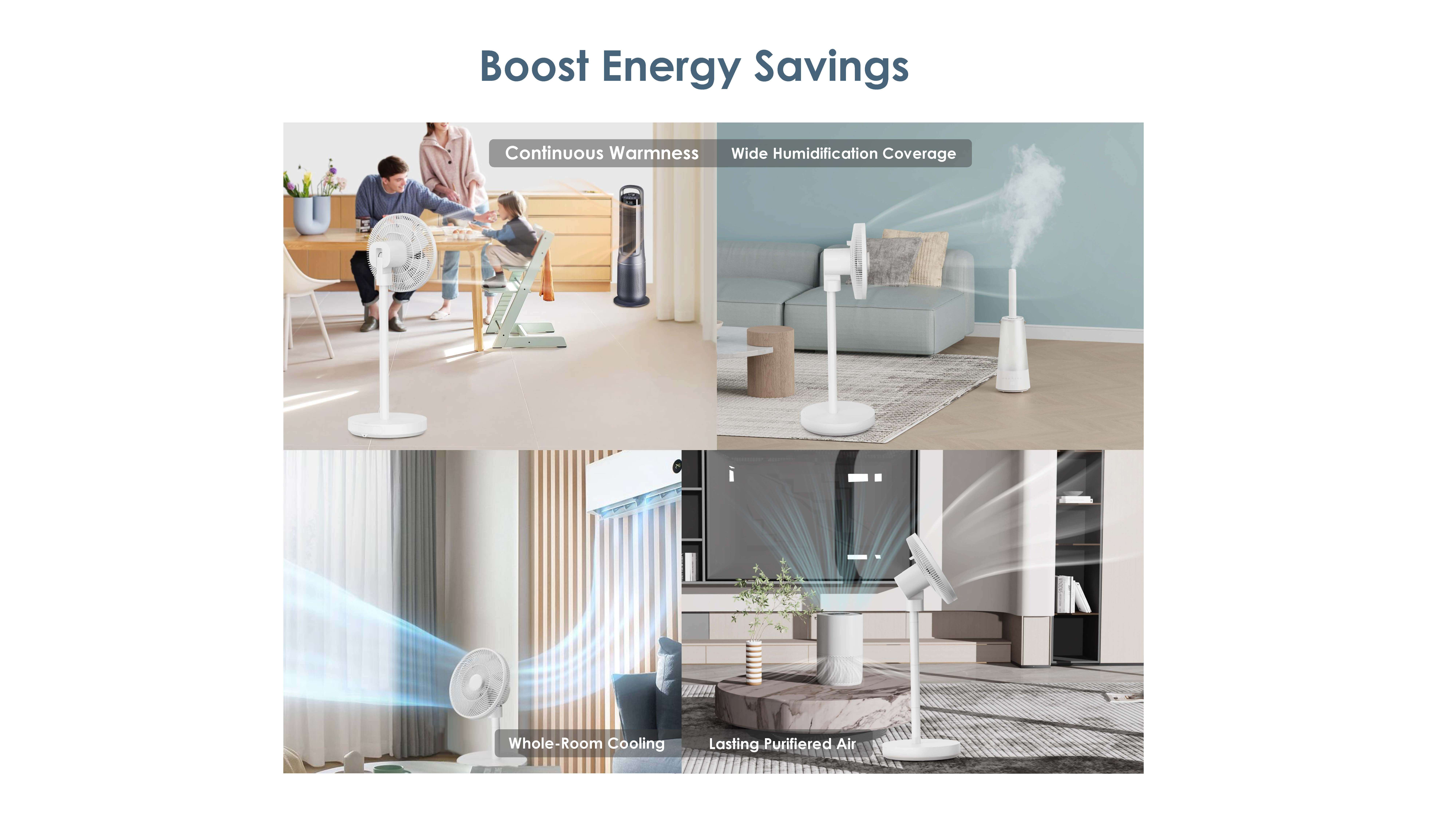 Fan Manufacturer Comefresh Best Standing Fan Floor Fan with BLDC Motor Pedestal Oscillating Fan with Remote Timer for Home Office AP-F1260BRS