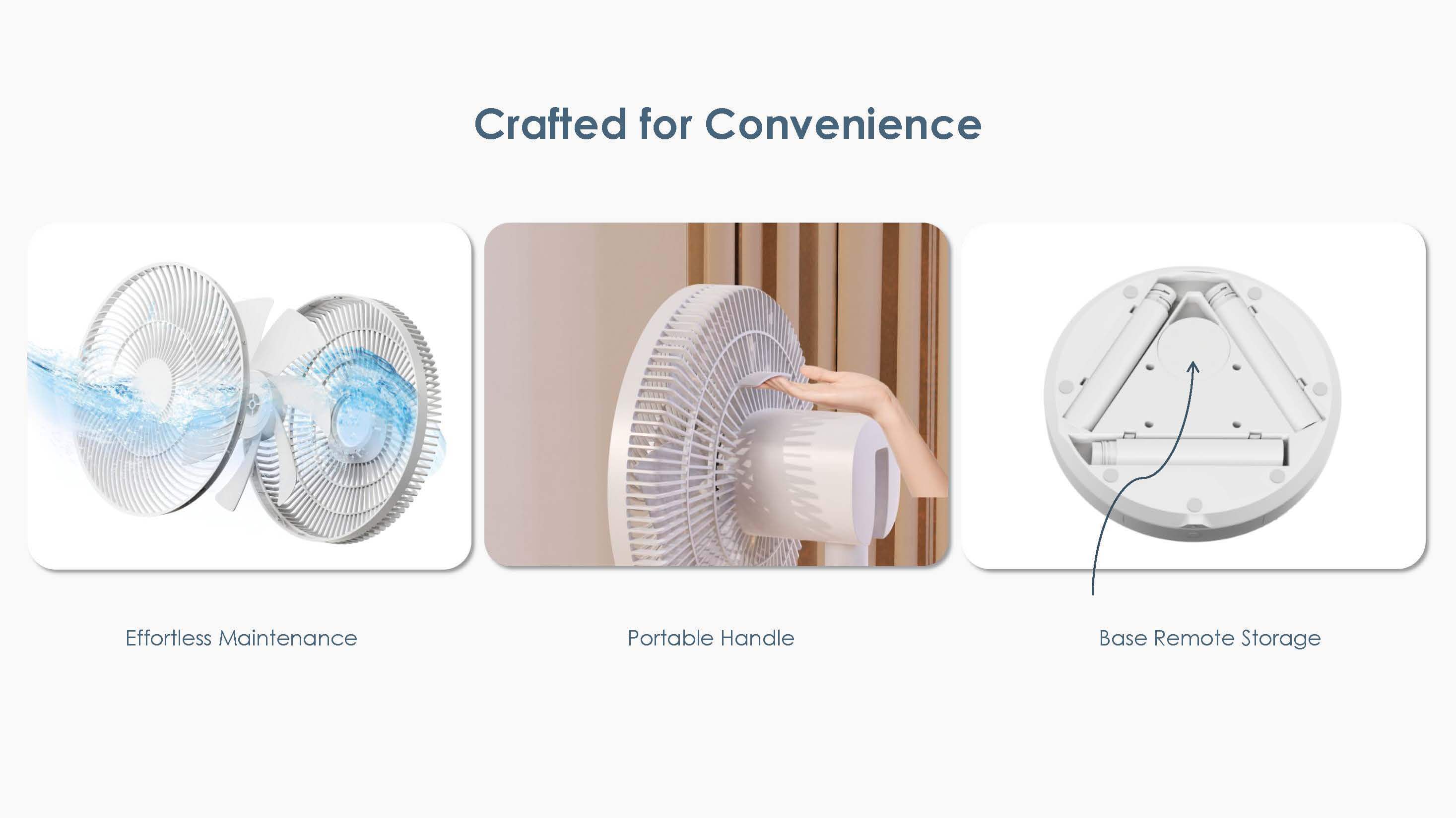Fan Manufacturer Comefresh Pedestal Standing Fan BLDC Fan AP-F1260BRS