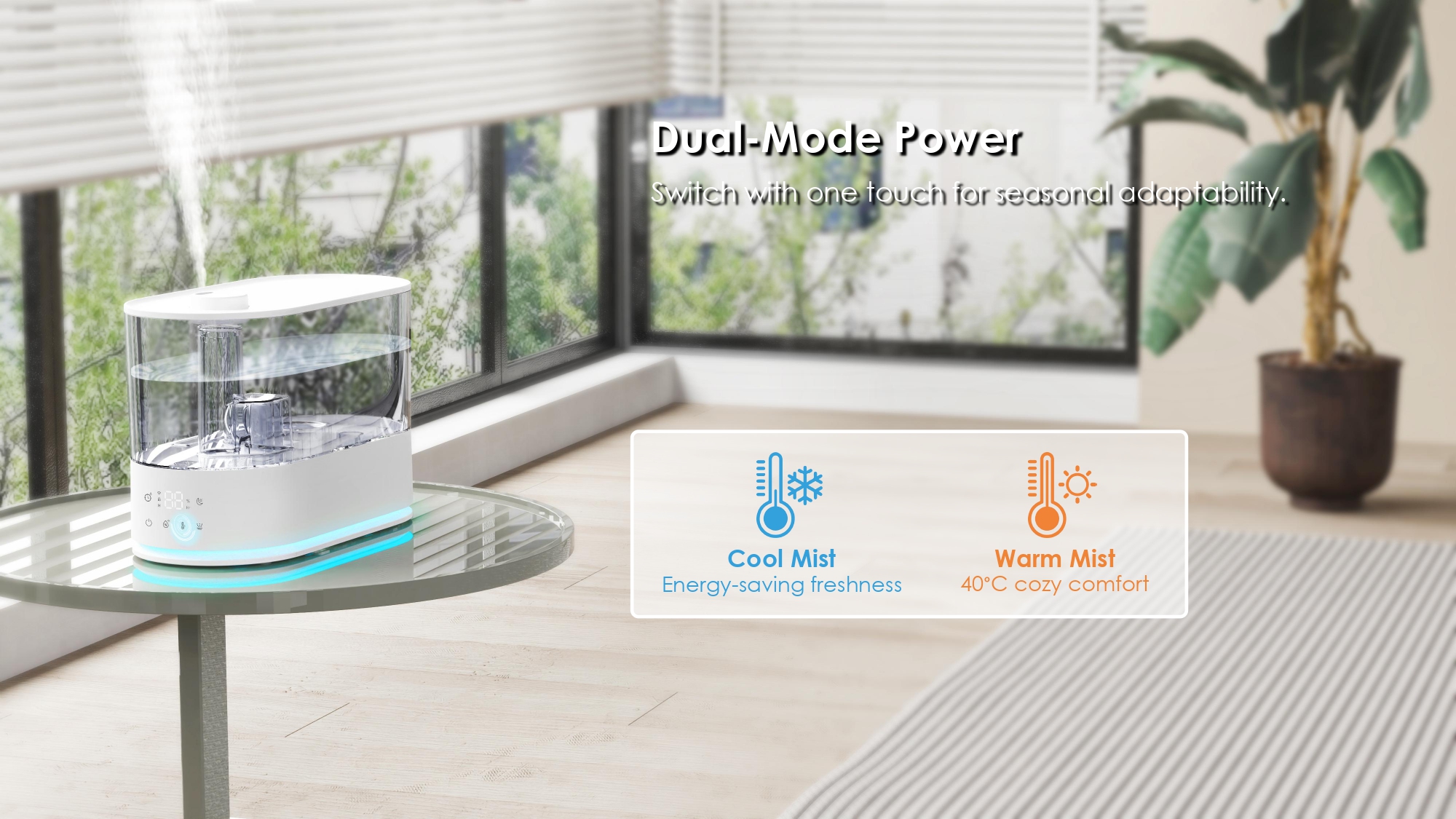 Humidifier Supplier Quiet Top Fill Humidifier for Home Bedroom