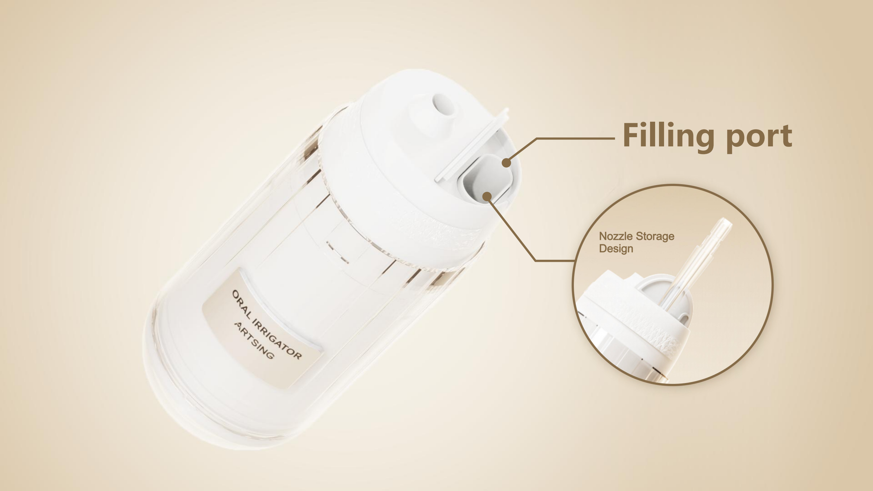 Water Flosser Manufacturer Cordless Portable 5 Modes Rechargeable Flosser IPX7 Waterproof Gum Floss Cleaner AP-OS12